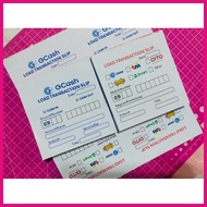 ♝ ❀ ◙ GCASH/LOAD TRANSACTION SLIP 100 pages