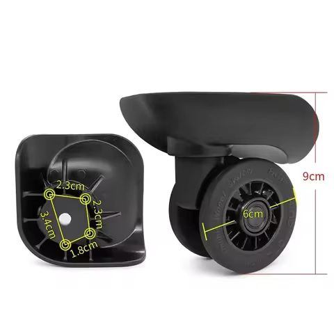 Crown LOJEL Wheels for Luggage Model HW60-1 Trolley Case Universal Wheel HINOMOTO Box Suitcase Repla
