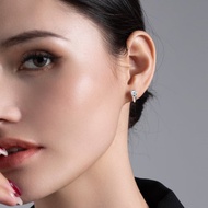 GIA鑽石水滴耳環-簡約梨形14k金耳釘-疊戴穿孔耳環-生日石-莫桑石