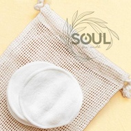 Eco Friendly Bamboo Terry Facial Cotton / Reusable Cotton Pads / Soul Cotton Pads / Reusable Cotton 