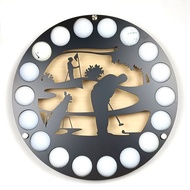 Creative Iron Decoration Golf Home Decoration Cross-Border Silhouette Club Metal Set Golf Golf E6GT