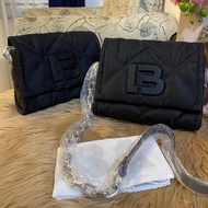 Bimba Y Lola 222BBHJ1Padded Small Black SHW new.Sz(22×9×17cm)100%ORI
