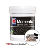 (1L) Nippon Momento Texture Paint Series - Sparkle Silver + Toolkit