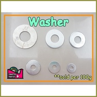 ◊☜ ¤ ● (PER 100grams) Washer/ GI Flat Washer/ Plain Washer