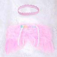 Angel wings and baby crown photo costume props baby angel wings crown