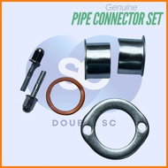 ∡ ∳ – DOUBLE SC Muffler Exhaust Connector Set for TMX 125 / TMX 155 Heavy Duty