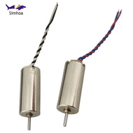 Simhoa 2pcs Drone Motors Replacement Parts for   H36,  E010 MINI Quadcopter Remote