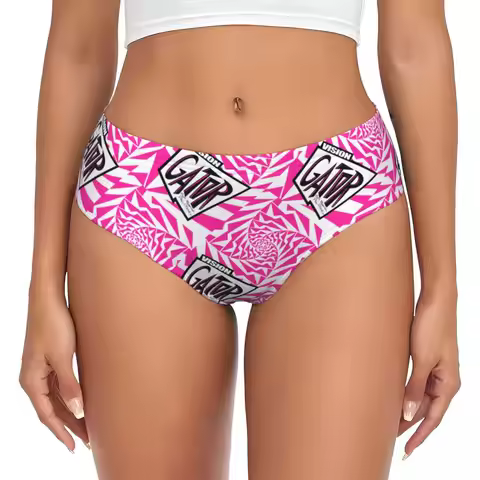 Custom Women Cool Vision Street Wear Panties Breathable Briefs Underwear