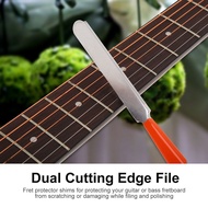 Stainless Steel Guitar File Crowning Luthier Tool Guitar Fret Narrow Edge Cutter File Tool For Fret