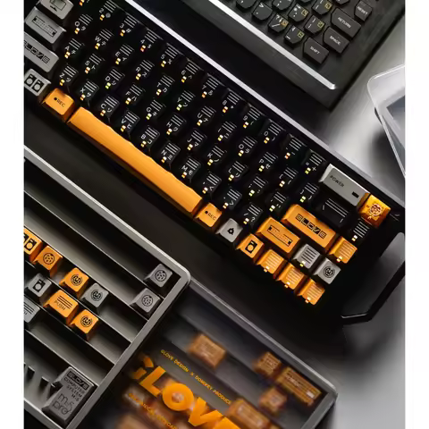 Domikey Glove M-5 Keycap Set Original PBT Custom Retro LED Keyboard Cap Cherry Profile Gaming KeyCap