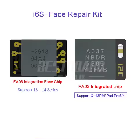 I2C FA02 FA03 Dot Matrix Integrated IC Face Chip for IPhone X 11 12 13 14 Pro Max IPAD Pro 3 4 Face