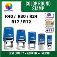 SAME DAY POST OUT  COLOP Self-Inking Round R12 R17 R24 R30 R40