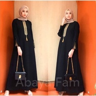 terbaru !!! abaya hitam turkey gamis wanita maxi dress arab saudi