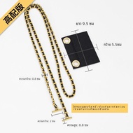 กระเป๋าใส่บัตร Chanel CF สร้างสรรค์ด้วยโซ่กระเป๋าใส่เหรียญทำมือ โซ่หนัง กระเป๋าใส่บัตร กระเป๋าสะพายไ