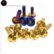 XS UNIVERSAL SKRU TITANIUM & GOLD SKRU FENDER EKOR BELAKANG Y15ZR Y150 YSUKU REAR SCREW GOLD TITANIU