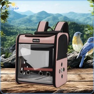 Bird Carrier Bag with Standing Perch with Tray Easy Cleaning Bird Travel Bag