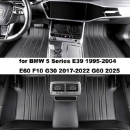 Customized Full Coverage Car Floor Mat for BMW 5 Series E39 1995-2004 E60 F10 G30 2017-2022 G60 Inte