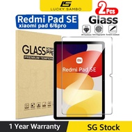【SG STOCK】LUCKY SAMBO Redmi Pad SE Screen Protector Scratch Proof Tempered Glass For Xiaomi 11 inch | Mi Pad 6 Pro