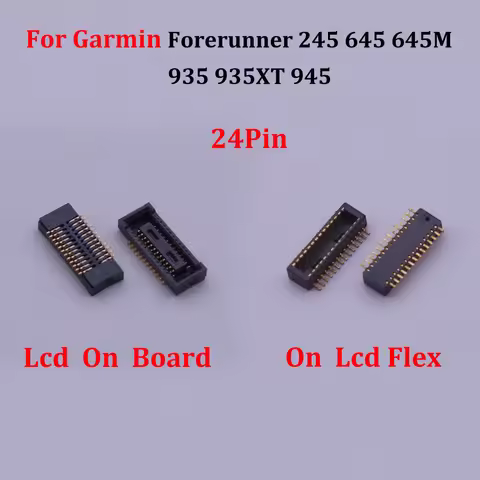 1-2Pcs Lcd Display Screen Touch FPC Connector Flex Cable Plug Jack Board For Garmin Forerunner 245 6