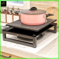 《Delivery within 48 hours》🍒Induction cooker gas stove kitchen natural gas pot rack microwave oven cover plate electric ceramic stove storage rack stand integrated stove 91S9