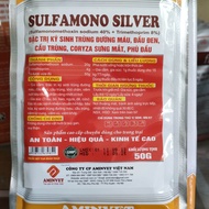 Sulfamono 50g/ TRISULFA - Kí sinh trùng đường máu đầu đen cầu trùng cozyza sưng mắt phù đầu trên gà