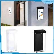 [SzgrqkjefMY] Brochure Holder Waterproof Storage Rack 4.3x9.8 inch Wall Mounting Pamphlet Holder for
