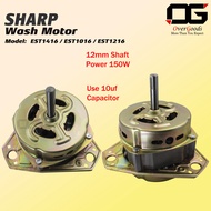 SHARP Wash Motor Semi-Auto EST1016 EST1216 EST1416 Washing Machine Motor Basuh Mesin Basuh EST-1016 