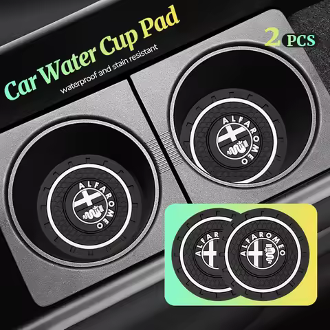 Car Water Cup Groove Coaster Anti-slip Car Accessories For Alfa Romeo Giulietta Mito 159 Giulia Stel