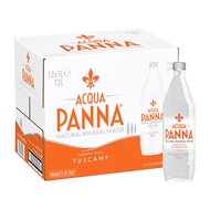 Acqua Panna Mineral Water 1000 ml (PET) (CARTON) น้ำแร่ธรรมชาติ อควาปานน่า ขนาด 1 ลิตร (ขายยกลัง) (4844)