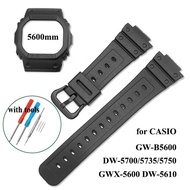 Silicone Strap Case Set Suitable for Casio G-SHOCK DW5600 GW-B5600 GWX-5600 DW5700