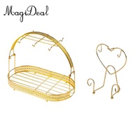 MagiDeal Cup Drying Rack Stand, Dry Rack with Removable Glass Cup Stand, Modern Bottle Rack Cup Meta