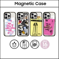 CASETi Y2K Ticket Label Laundry Room Studios Hard Plastic Acrylic Case Cover For iPhone 16 11 12 13 