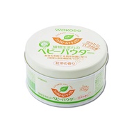 【WAKODO 和光堂】玉米澱粉植萃滋潤吸濕爽身粉120g/罐-紅茶香(附粉撲)