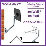Outdoor Antenna Bracket TV Digital Batang Tiang Antena Besi Bracket Aerial Tahan Tiang Aerial UNB-10