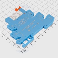 Module 1 Relay HF41F-24-ZS 24V Blue Rail Mount