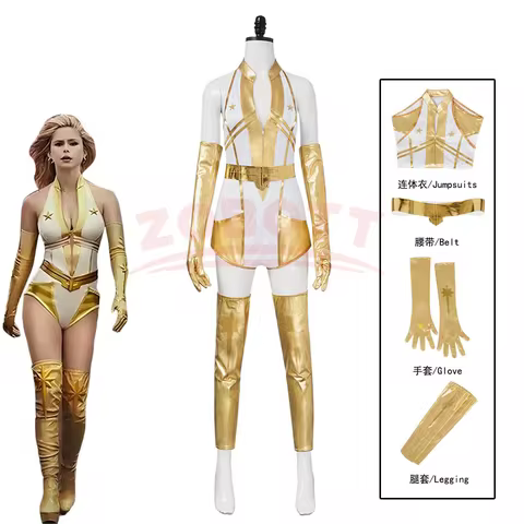 Anime Starlight Cosplay Costumes Anne January Superhero Jumpsuit Accessories Body Suits Halloween Pa