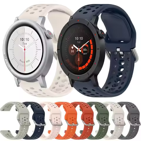 22mm Soft Silicone Strap For CMF Watch 3 Pro 2 1 Breathable Band Correa Amazfit Bip Max 6 5 Balance 