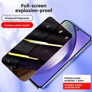 CHECKON | Full Screen Anti-Peeping Anti-Explosion Glass Screen Protector for Samsung A54