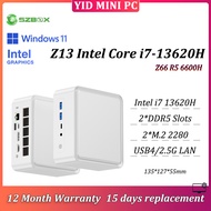 SZBOX Z13 Intel Core i7-13620H /SZBOX Z66 Ryzen 5 6600H Mini PC DDR5 USB4 2.5G LAN 1 Year Warranty
