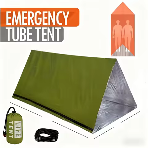 Emergency Tent Waterproof Camping Travel Family Campaign House Tourist Tents Cool Gear Equipment Coa