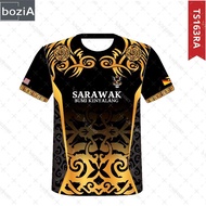 Victory Jersey Microfiber T shirt sukan Round Neck Sarawak Bumi Kenyalang