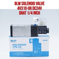 BLW Solenoid Valve 4V310-08 4V310 - 08 DC 24V Thread 1/ 4" 1/ 4 inch DC24V DC24 Direct Valve For Pne