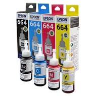 ORIGINAL EPSON T664 ink for PRINTER L120 L210 L360 L405 L565 L1300 ink T6641/ 6642 / 6643 / 6644 INK