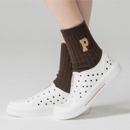 moz瑞典駝鹿 雙色洞洞餅乾水鞋 (白/奶茶標) 防潑水-附鞋扣