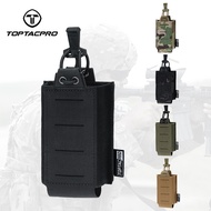 TOPTACPRO Tactical Single 556 Mag Pouch Quick Draw MOLLE Lightweight Laser Cut Tactical Mag Carrier 
