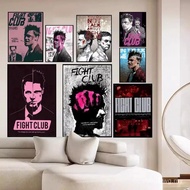 Fight Club Poster No Framed Poster Kraft Club Bar Paper Vintage Poster Wall Art Painting Bedroom Stu