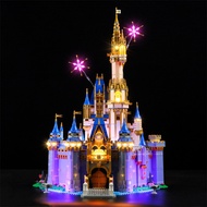 LTBrand Compatible with Lego43222Disney Castle Building BlocksLEDLighting CreativeIDEASLighting Model Ornaments