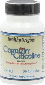 Healthy Origins Cognizin (Citicoline), 250 mg - Brain Supplement for Memory with Citicoline CDP Chol