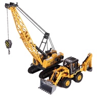 Engineering Diecast Toys Tractor Excavator Backhoe Crane Bulldozer Truck Vehicle Model Kids Gift