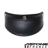 [ASTONE] 381G Leather Visor (Brim) 3/4 Half Cover Retro Hat Accessories